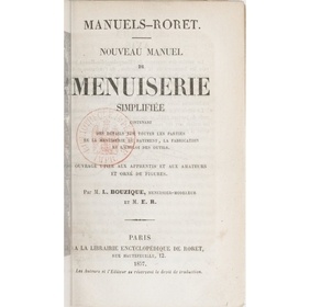 Nouveau manuel de menuiserie simplifiée