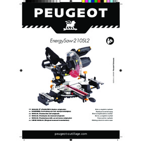 Scie à onglet EnergySaw-210SL2