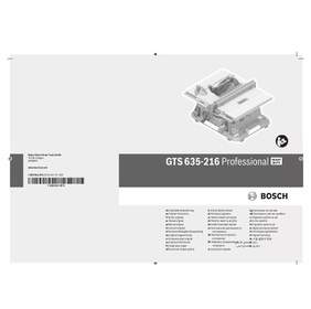 Scie sur table GTS 635-216