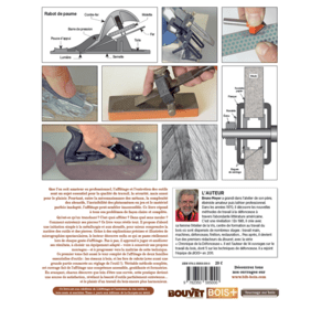 Affûtage des outils à bois : théorie, matériel, ciseaux, rabots