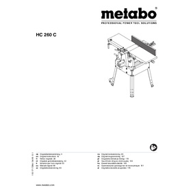 Dégauchisseuse-Raboteuse HC 260C