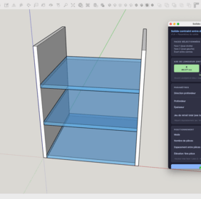 Solide contraint entre deux faces