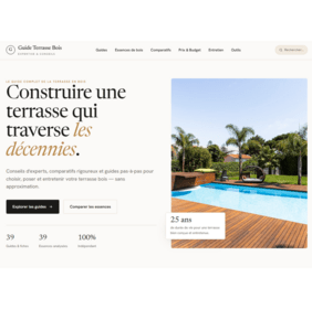 Guide terrasse  bois
