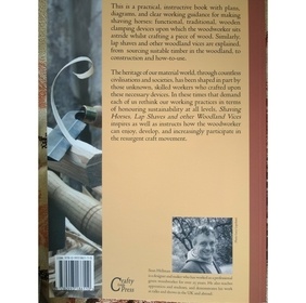 Shaving horses , lap shaves and other woodland vices