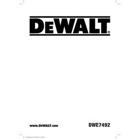 Scie sur table DWE7492-QS