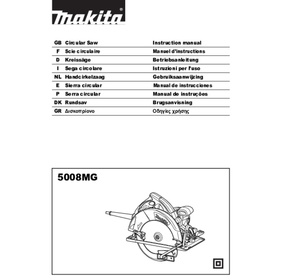 Scie circulaire 5008MGJ