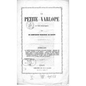 La petite varlope, en vers burlesques