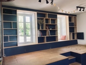 Bibliothèque fresne Mdf