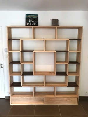 Ma première bibliothèque en frêne massif