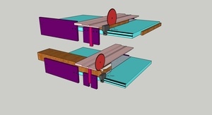 Table de sciage pour scie circulaire SUR table