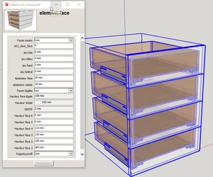 Quelques composants dynamiques pour sketchup