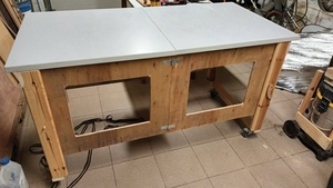 Table d'établi pliante