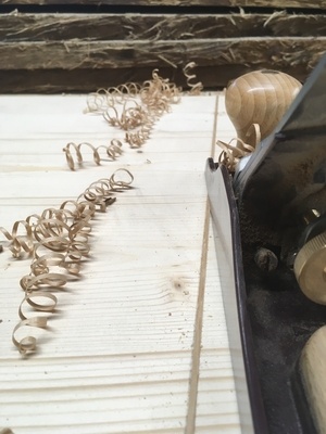 Porte 3 plis brulée