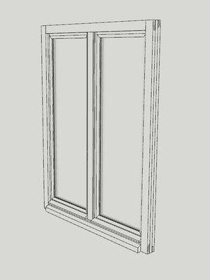 Porte/Fenêtre 66*60 4/16/4