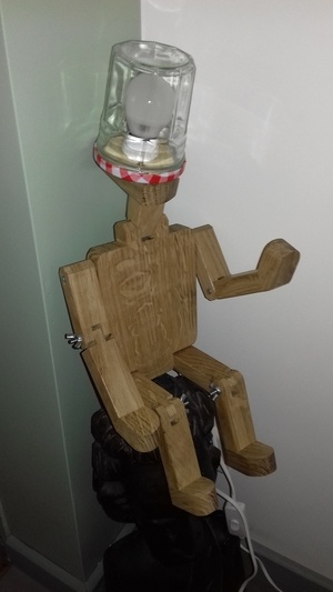Lampe bonhomme