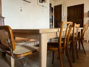 Table à manger en chêne