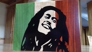 Marqueterie Bob Marley