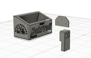 Butées numériques pour guides de scie à format et combi Holzprofi (version horizontale)
