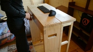 Un bureau pour travailler debout