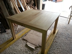 Table hetre a rallonge