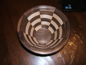 Bols en segments tourné pour fruits