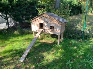Poulailler en bois de palettes