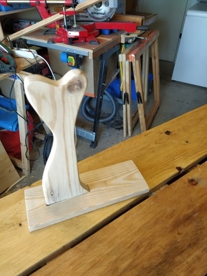 Essai d'assemblage sans vis - support pour casque