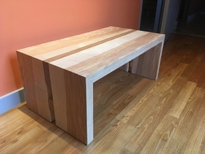 Table basse Frêne et Chêne