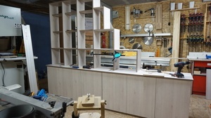 Bibliothèque en mélaminé