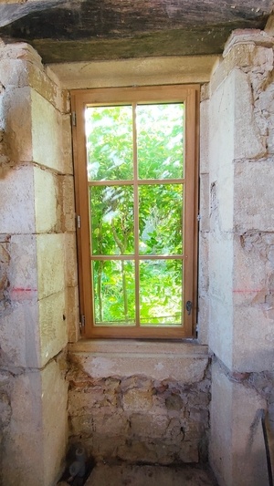 Une fenêtre en chêne