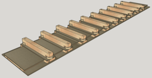Gabarit pour dégauchir avec une raboteuse