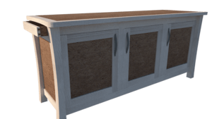 Enfilade Frêne et MDF