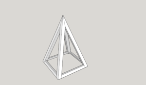 Entrainement arêtier la pyramide