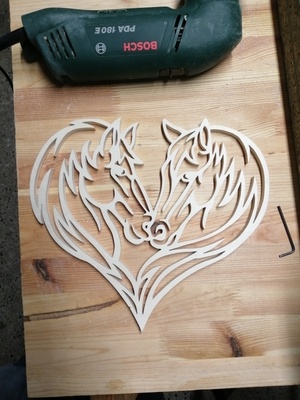 Chantournage cœur