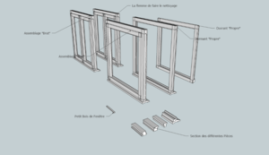 Plan Fenêtre Coffret Zak, 48mm