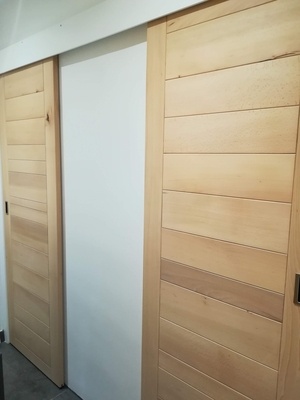 Portes coulissantes en Hêtre