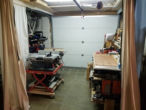 Mon très modeste atelier (6m²)