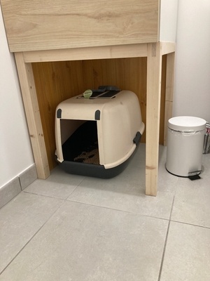 Rehausse  de meuble colonne pour chat