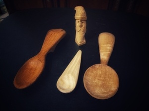 Premières cuillères et première sculpture