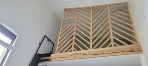 Claustra / Garde corps avec tracé de la chaîne des Puys