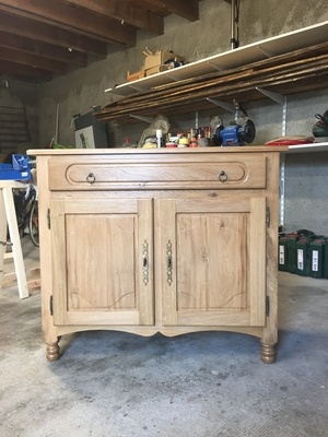 Buffet bas en chêne