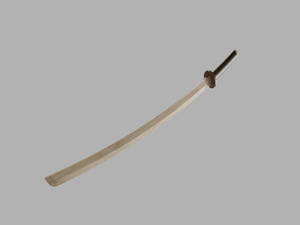 Mokusei-gatana, Katana en bois