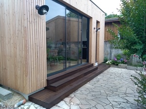 Les trois marches à Villenave