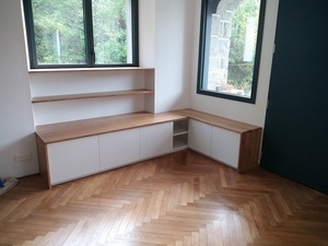 Aménagement entrée - placards et banc