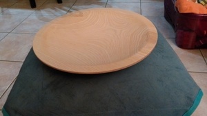 Assiette en bois