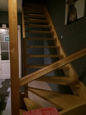 Escalier quart tournant