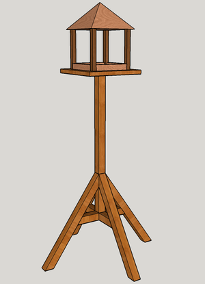 Mangeoire à oiseaux sur pied