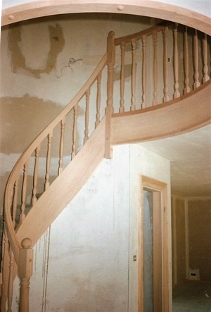 Garde corps lamellé collé