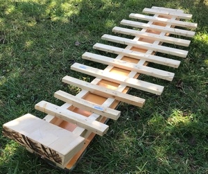 Banc de mise en forme pour fabrication de planche de surf en bois creuse / hollow