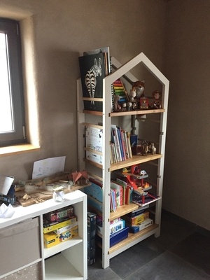 Bibliothèque pour enfant.